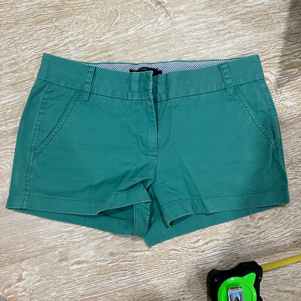 J. Crew Chino 3” Short - Size 6 Teal